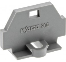 260-361, Торцевая пластина с фланцем, серая